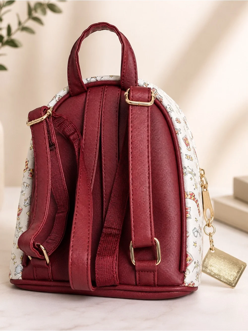 Harry Potter Mini Backpack & Matching Card Holder Set Hedwig Gryffindor Charm
